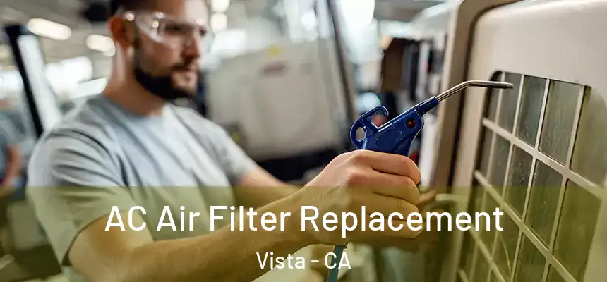  AC Air Filter Replacement Vista - CA